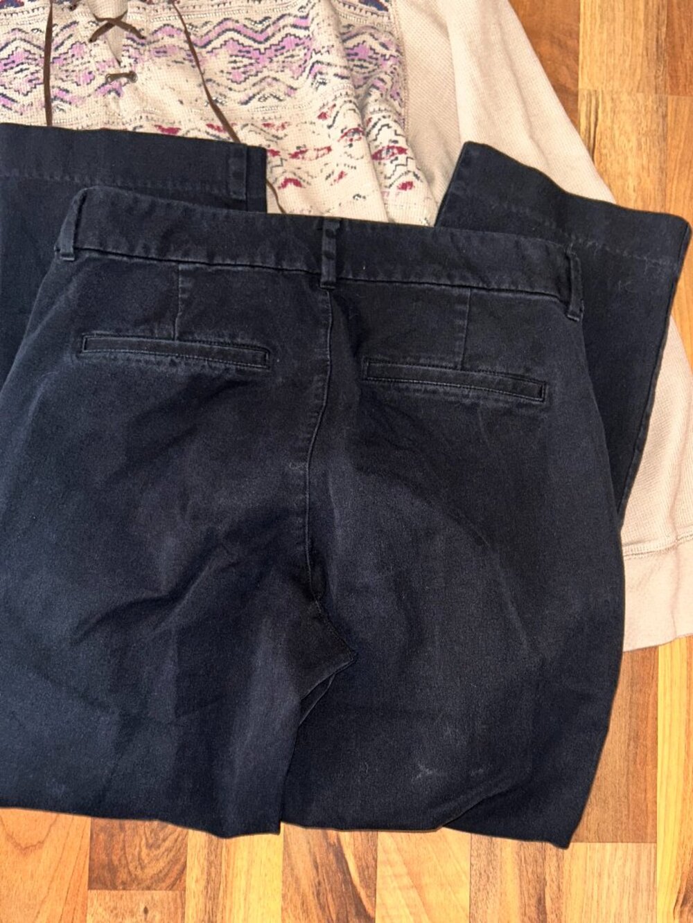old navy pixie straight black size 10 tall womens black stretch high rise ten